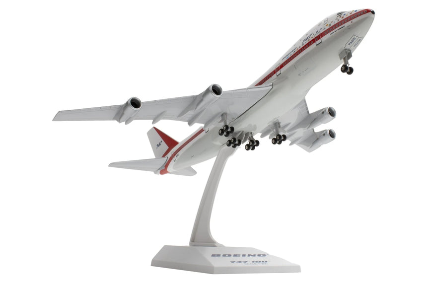 SkyMarks Boeing 747-100 City Of Everett W/Gear 1/200 Aircraft Scale Model