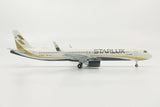 Hogan STARLUX Airlines Airbus A321NEO (with wooden stand and landing gear) 1/200 Scale