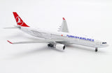 JC Wings Turkish Airlines Airbus A330-300 TC-LNE 1/400 Scale Model