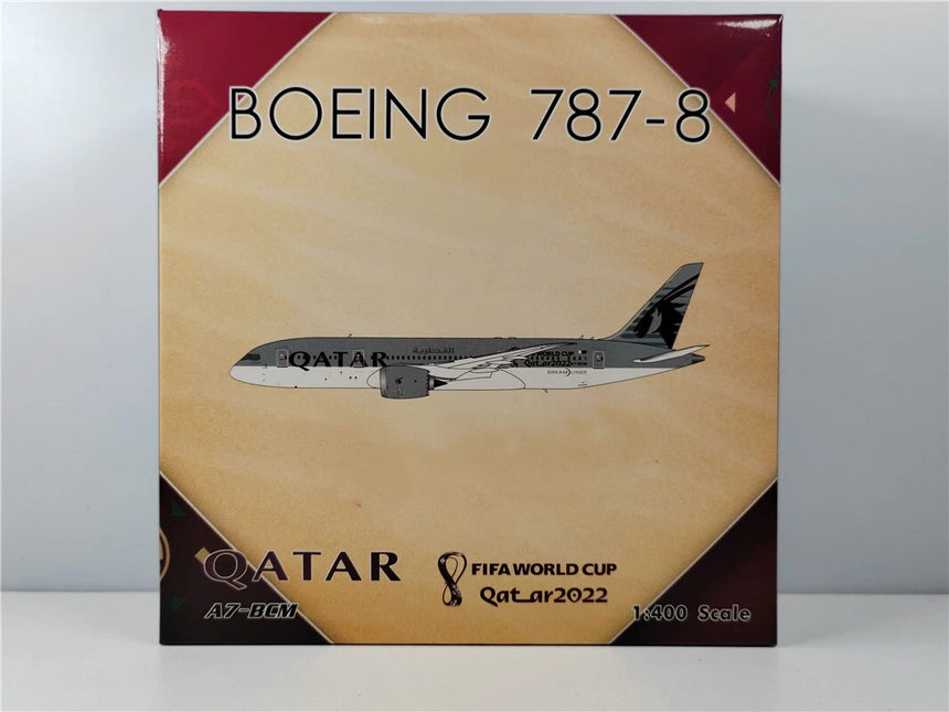 Phoenix Qatar Airways Boeing 787-8 A7-BCM 1/400 Aircraft Scale Model