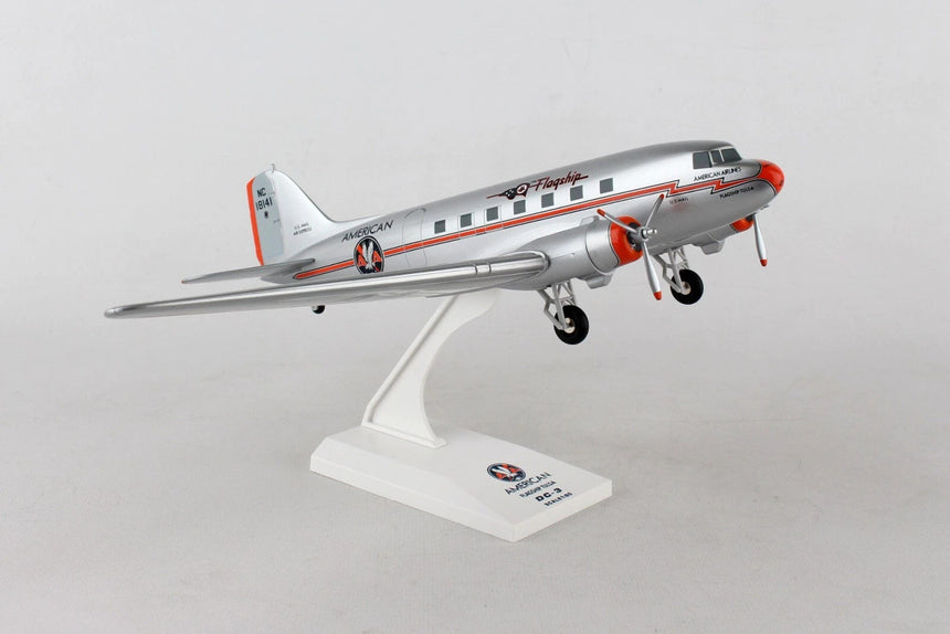 SkyMarks American Airlines Dc-3 W/Gear Flagship Tulsa 1/80 Scale