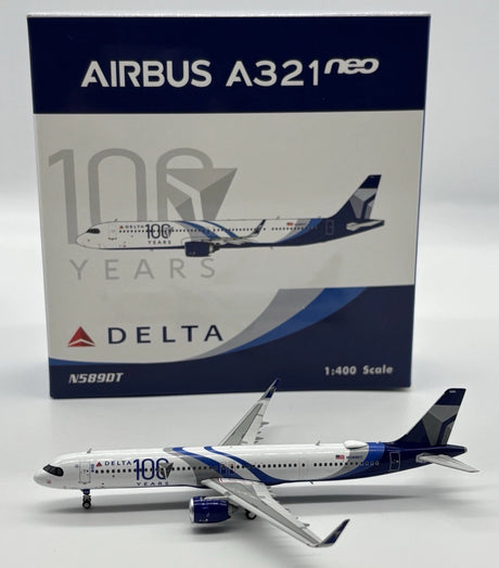 Phoenix Delta Air Lines 100th Airbus A321neo N589DT 1/400 Aircraft Scale Model