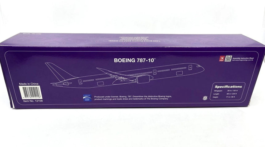 Hogan Thai Boeing 787-10 Dreamliner 1/200 Aircraft Scale Model