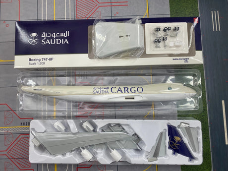 Hogan Boeing 747-8F Saudia Cargo HZ-A14 1/200 Scale 11953GR