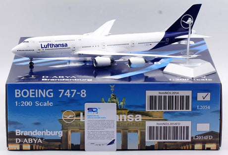 SQ Wings Lufthansa Boeing B747-8 D-ABYA 1/200 Aircraft Scale Model