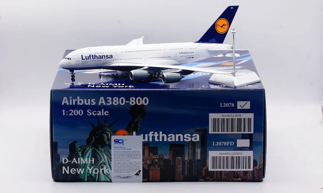 SQ Wings Lufthansa Airbus A380 D-AIMH 1/200 Scale L2078