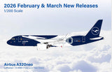 SQ Wings Lufthansa "Lufthansa 100th Anniversary" Airbus A320neo D-AIND 1/200 Aircraft Scale Model