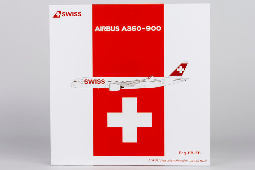 NG Models Swiss Airbus A350-900 HB-IFB (ULTIMATE) 1/400 Aircraft Scale Model
