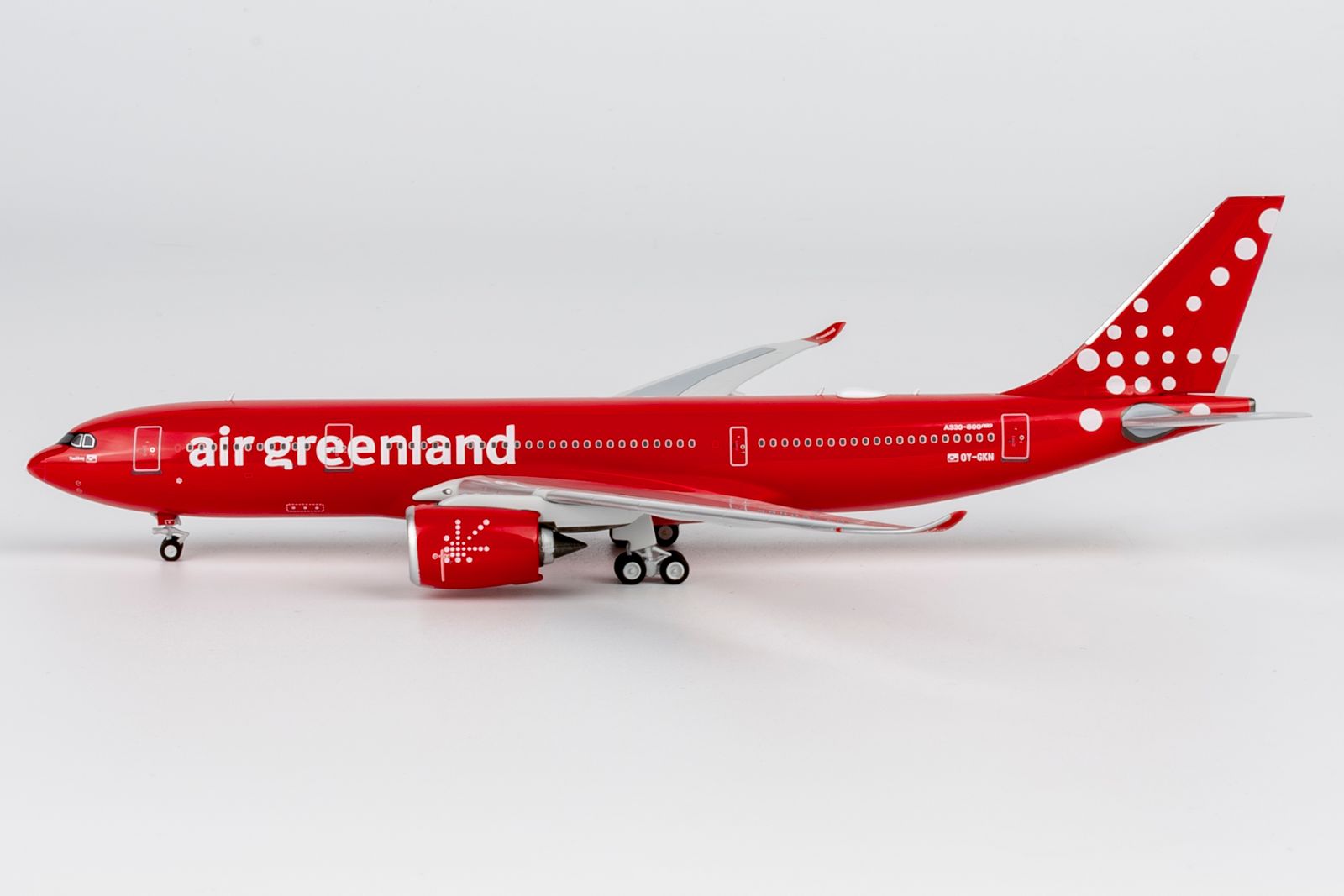 エアグリーンランド　A330-800neo 1/400 OY-GKN NG Models Air Greenland Airbus A330-800 OY-GKN 1/400 Aircraft